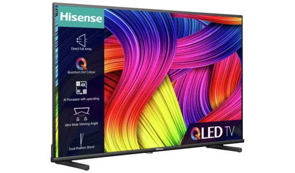 Hisense 40 Inch 40A5KQTUK Smart Full HD HDR QLED Freeview TV - Image 4