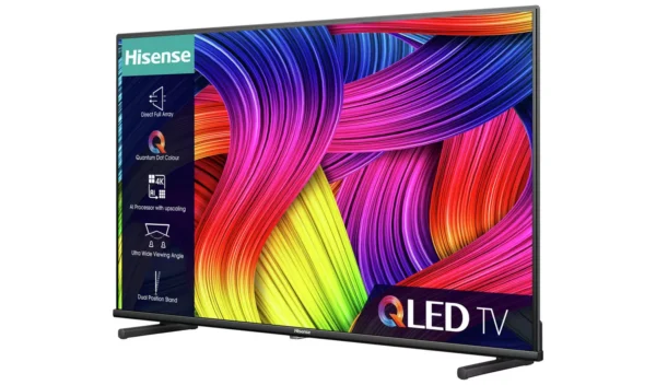 Hisense 40 Inch 40A5KQTUK Smart Full HD HDR QLED Freeview TV - Image 3